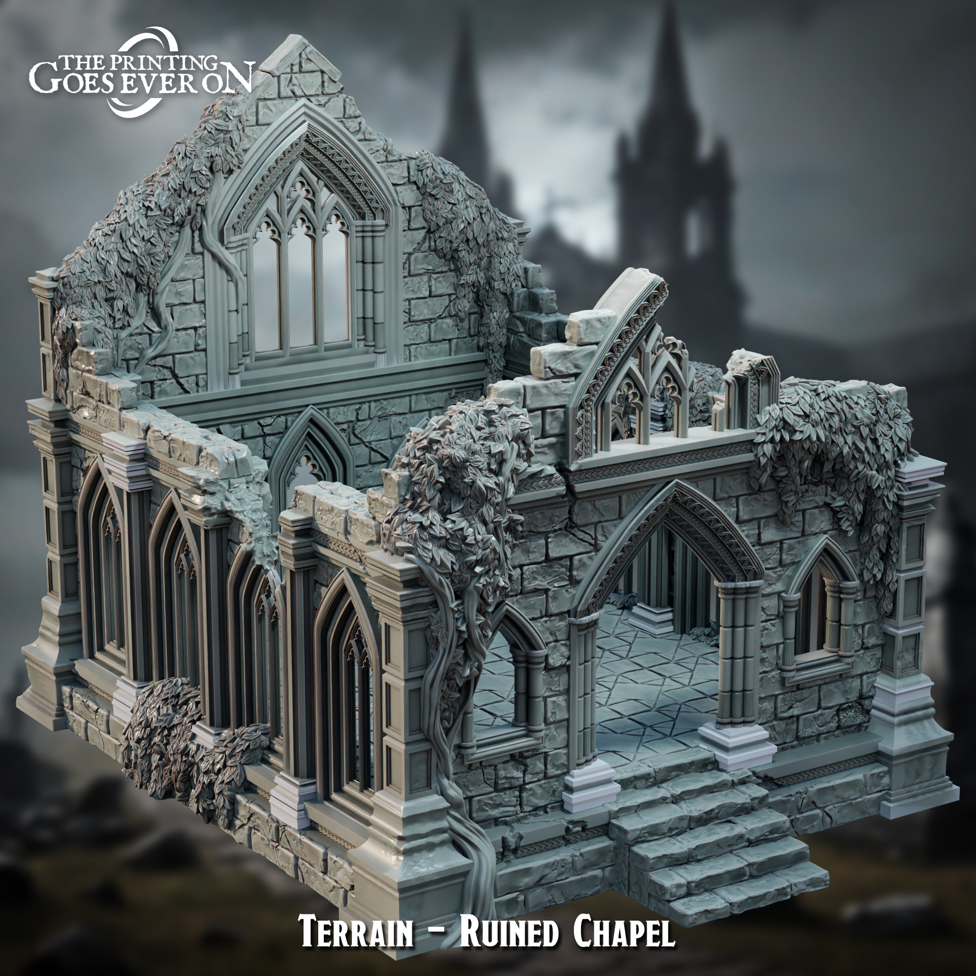 Chapel Ruins Terrain - Presupported and Supportless